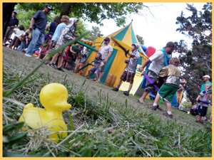 Fun in Designated Areas Only - Boulder Creek Festival - Rubber Duck